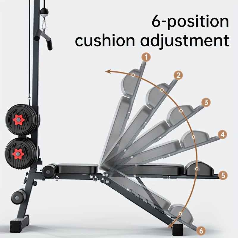 Adjustable Dumbbell Sit-Up Bench – Home Gym Weight Training Equipment