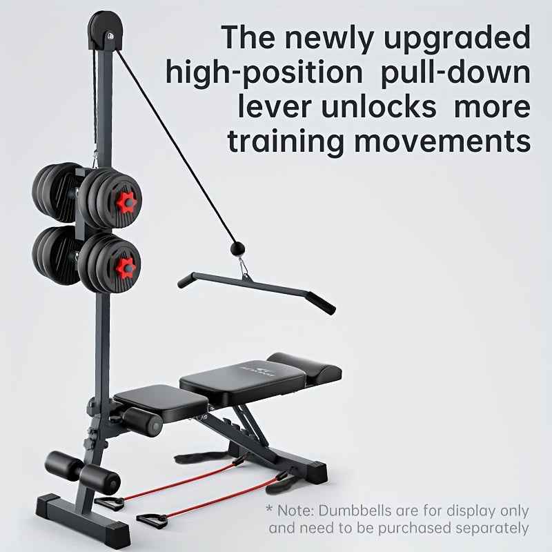 Adjustable Dumbbell Sit-Up Bench – Home Gym Weight Training Equipment