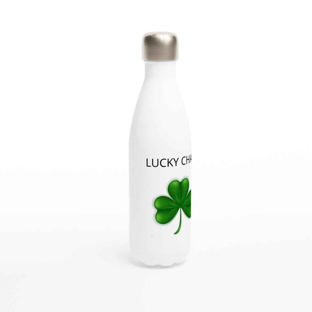 Lucky Charm Stainless Steel Water Bottle – 17oz Insulated Thermal Flask