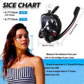 Full Face Snorkel Mask Set with Flippers – Complete Snorkelling Kit