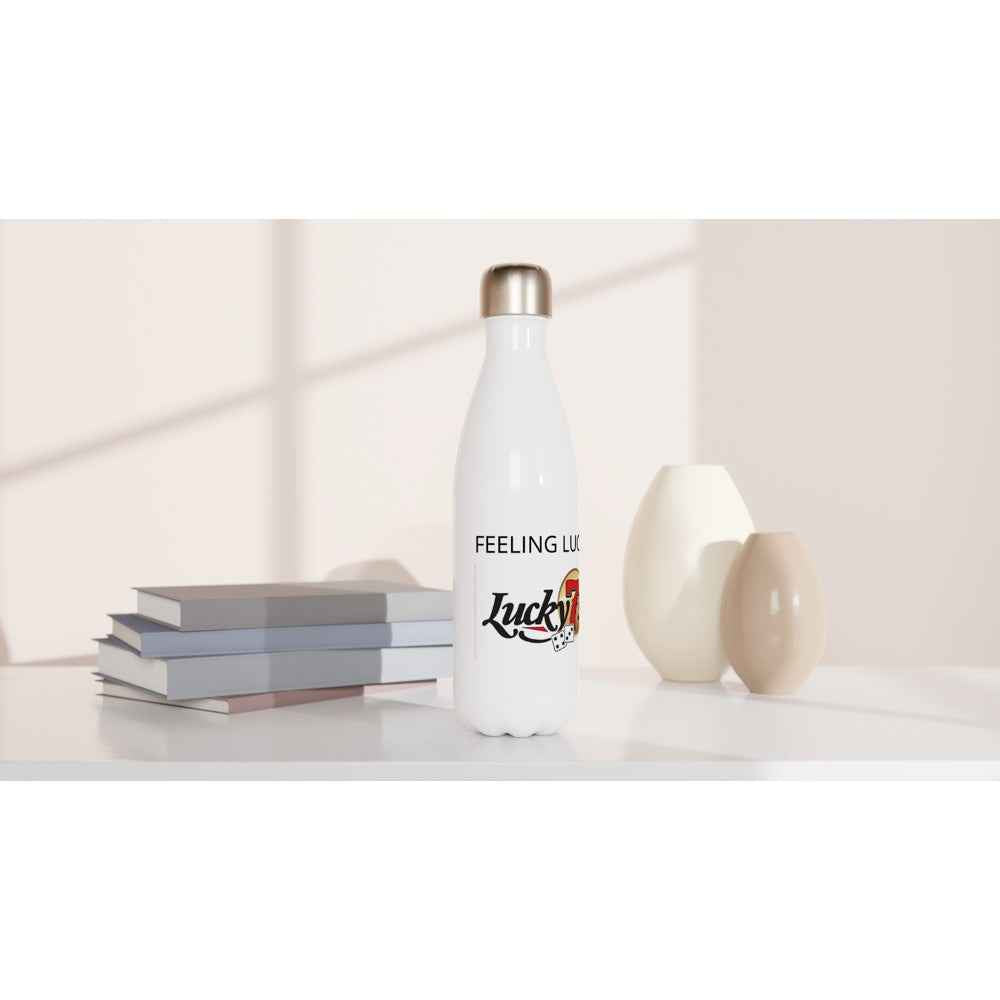 Lucky 7s Stainless Steel Insulated Water Bottle – 17oz Sleek Hydration Flask