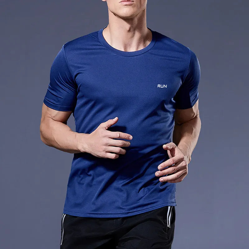 Men's Quick-Dry Running T-Shirt | Lightweight Gym Sport Top - Dripshop