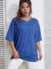 Women's Solid Colour Fitness T-Shirt – Short Sleeve Soft Cotton Everyday Top - Dripshop