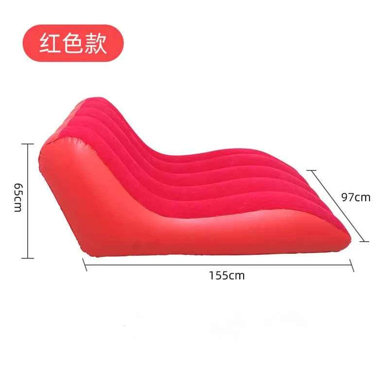 Portable Inflatable Air Sofa Lounger – Foldable Indoor & Outdoor Camping Seat