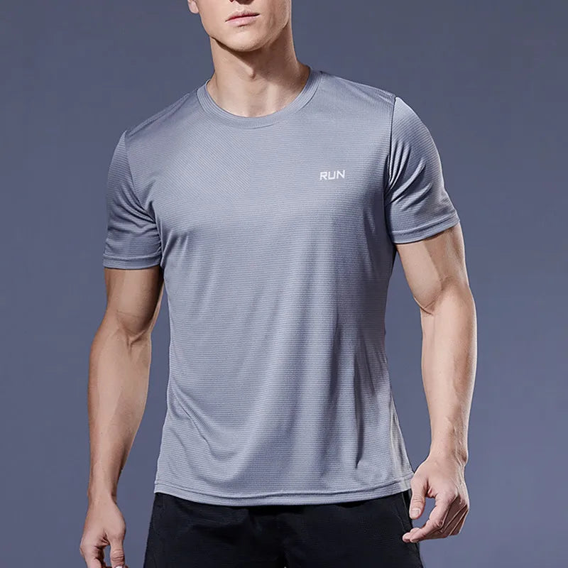 Men's Quick-Dry Running T-Shirt | Lightweight Gym Sport Top - Dripshop