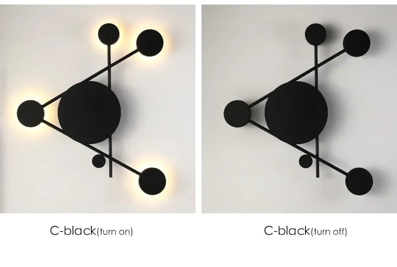 Modern Minimalist Bedroom Bedside Lamp Living Room Background Wall  Designer Personality  Light - Dripshop
