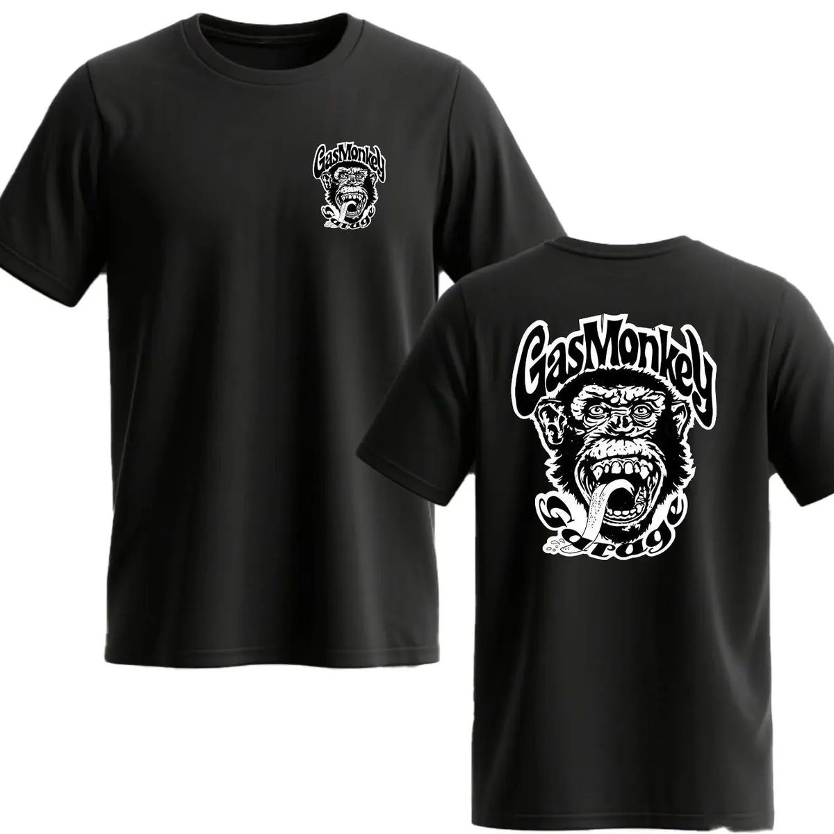 Gas Monkey Garage Print T-Shirt | Men's Vintage Streetwear