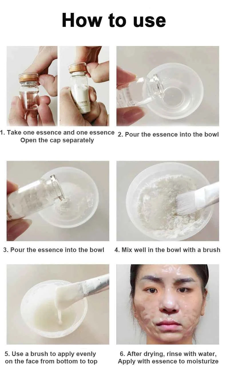 Korea Miracle Peptide Face Mask – Lifting, Firming & Hyaluronic Acid SPA Skin Care