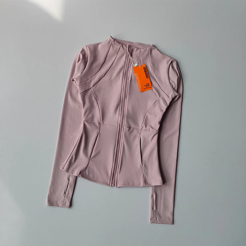 Women's Slim Fit Zip-Up Sports Jacket - Dripshop