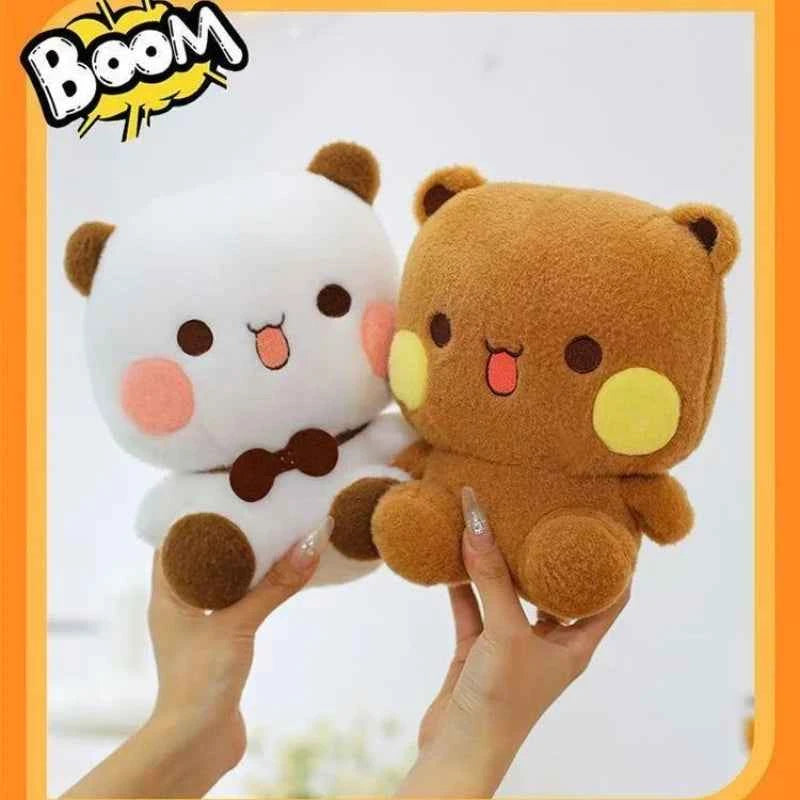 Bubu & Dudu Panda Bear Plush Toy – Kawaii Stuffed Animal Sleeping Doll