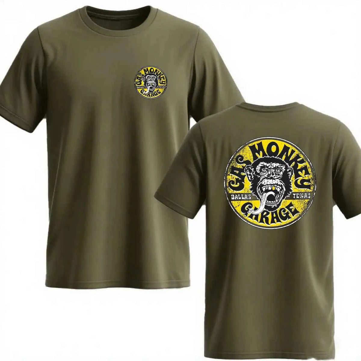 Gas Monkey Garage Print T-Shirt | Men's Vintage Streetwear