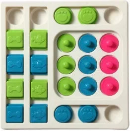 Dog Puzzle Slow Feeder Toy – Interactive IQ Training Bowl for Dogs & Cats (25cm)