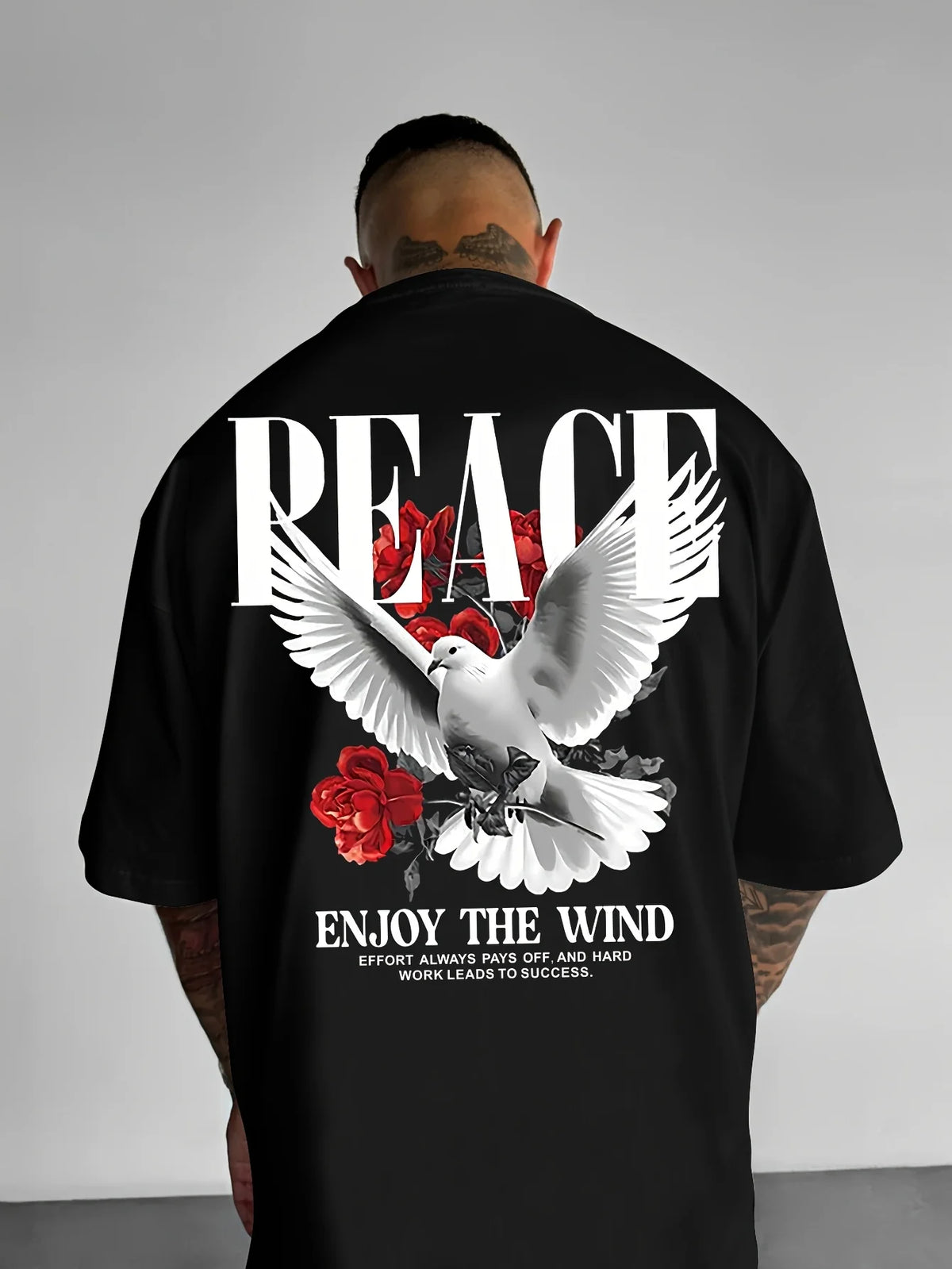 Men's Loose 100% Cotton Street Style T-Shirt