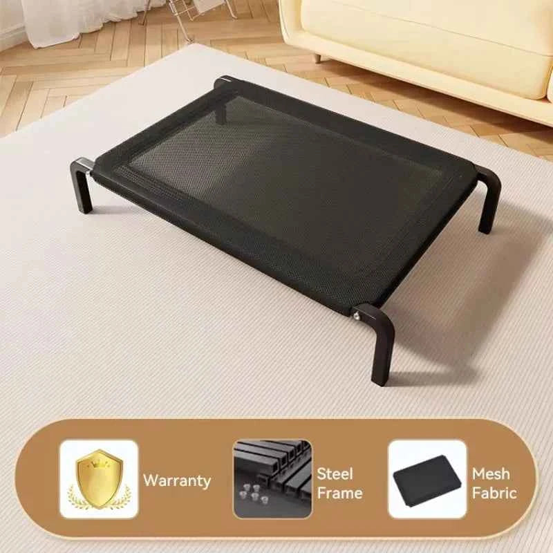 Elevated Dog Bed – Large Raised Pet Nest with Non-Slip Base for Indoor & Outdoor Use