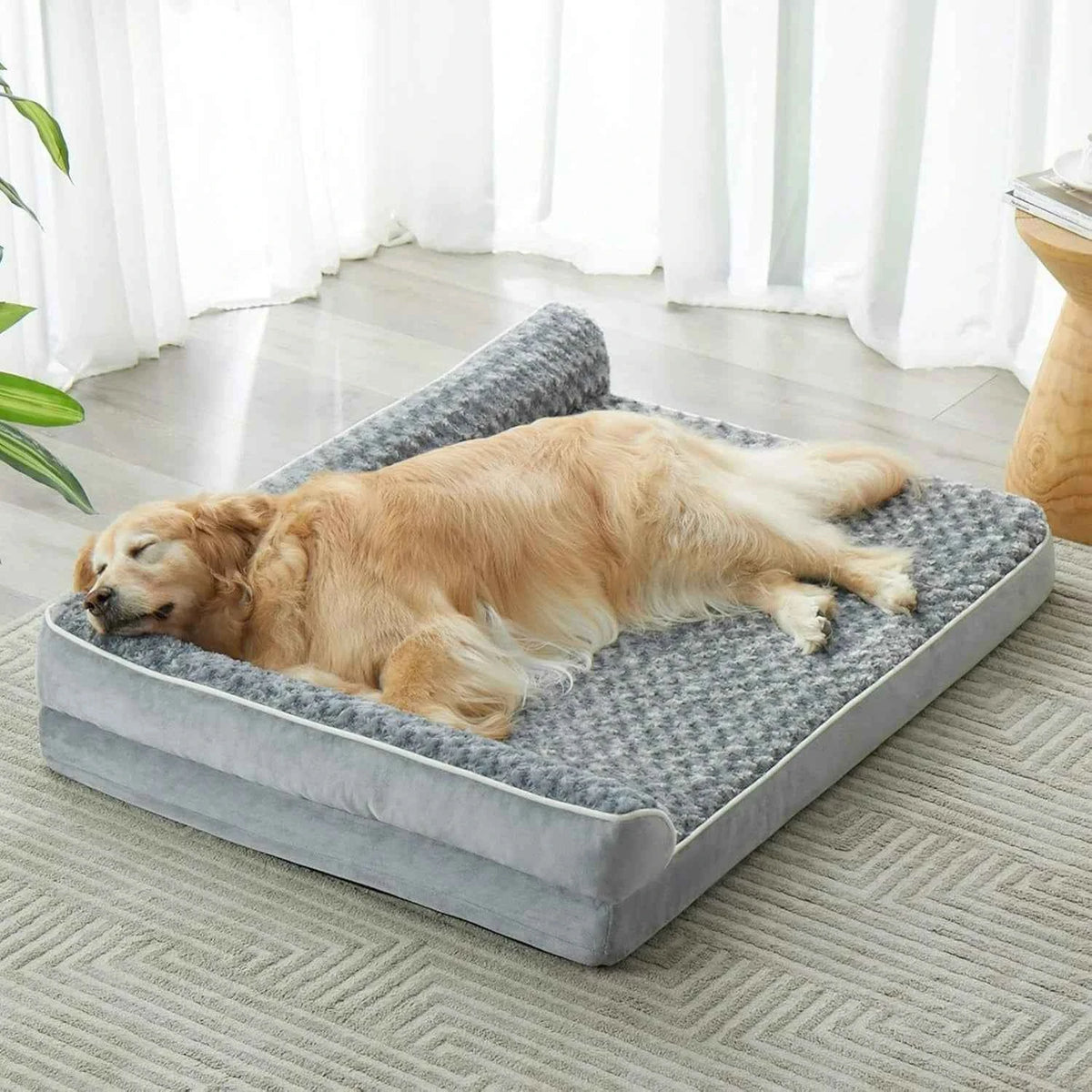 Orthopedic Dog Bed for Large Dogs – Waterproof Sofa-Style with Washable Cover & Joint Support