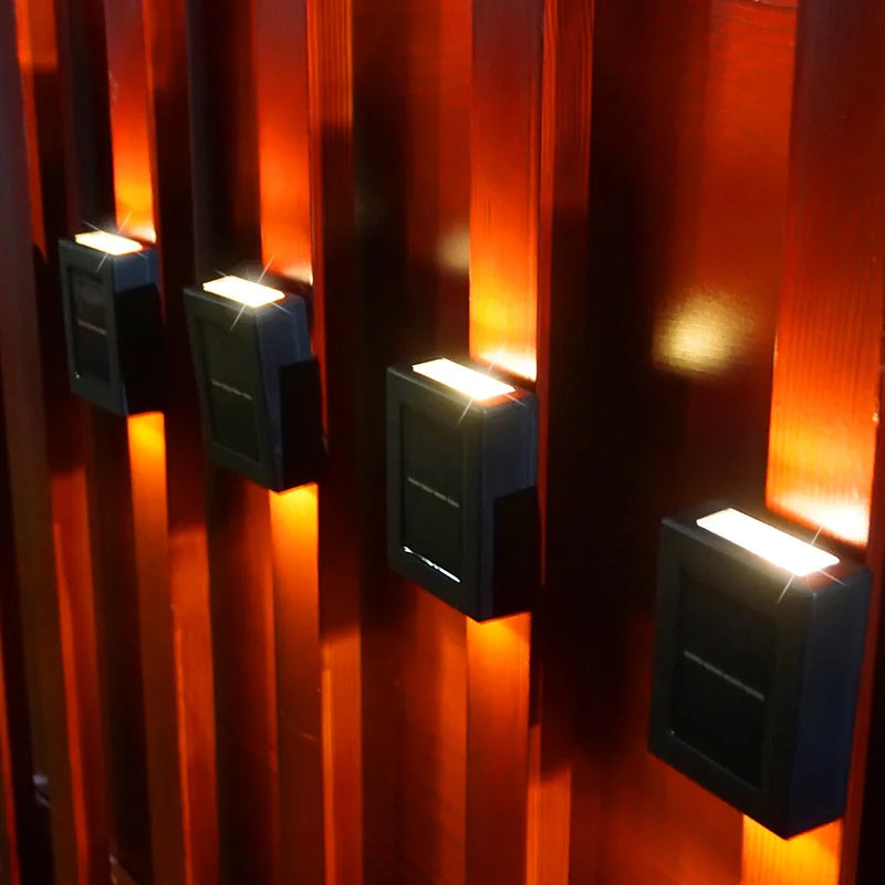 Solar LED Wall Lamp – Up & Down Outdoor Waterproof Light for Garden, Stairs & Fence - Dripshop
