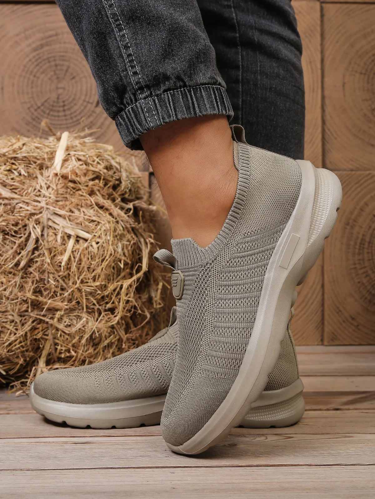 Men's Lightweight EVA Casual Shoes – Solid Colour Comfortable Non-Tiring Everyday Footwear - Dripshop