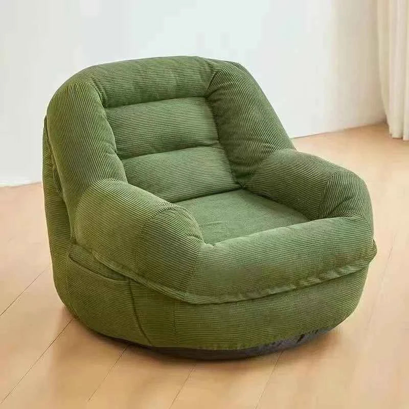 Portable Single Lazy Sofa – Tatami Floor Chaise Lounge for Living Room