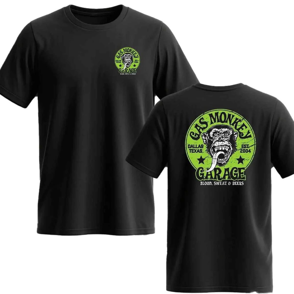 Gas Monkey Garage Print T-Shirt | Men's Vintage Streetwear