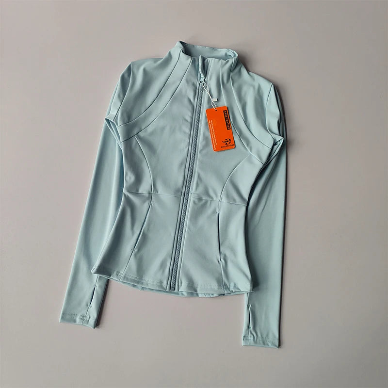 Women's Slim Fit Zip-Up Sports Jacket - Dripshop