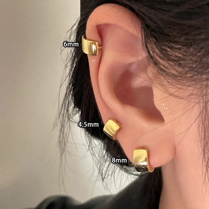 925 Sterling Silver Geometric Stud Earrings | Minimalist Jewellery Gift for Women - Dripshop