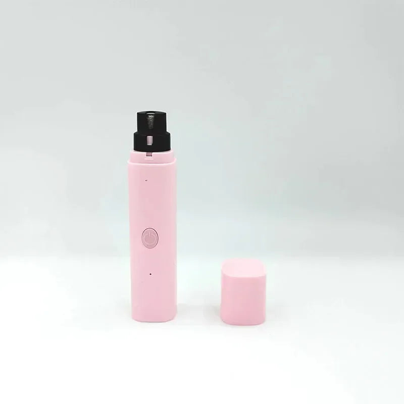 USB Rechargeable Electric Pet Nail Grinder with LED Light – Quiet & Safe