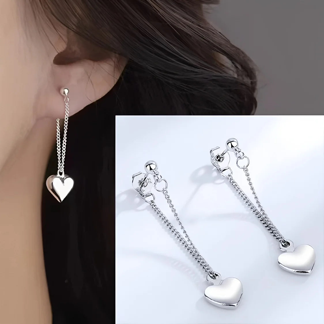 925 Sterling Silver Geometric Stud Earrings | Minimalist Jewellery Gift for Women - Dripshop