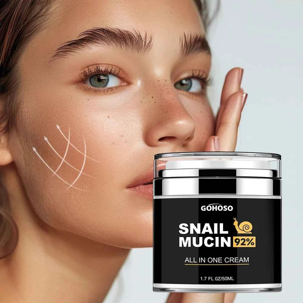 ENVISHA Snail Mucus Face Cream – Firming, Whitening & Anti-Ageing Moisturiser