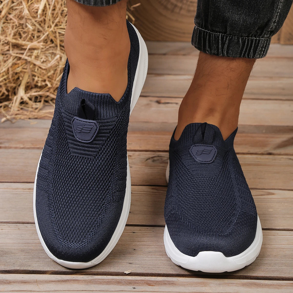 Men's Lightweight EVA Casual Shoes – Solid Colour Comfortable Non-Tiring Everyday Footwear - Dripshop