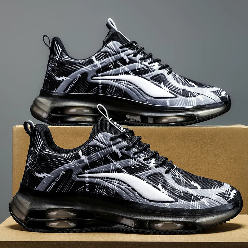 Men's Air Cushion Basketball & Running Shoes – Non-Slip Breathable Shock-Absorbing Sports Trainers - Dripshop