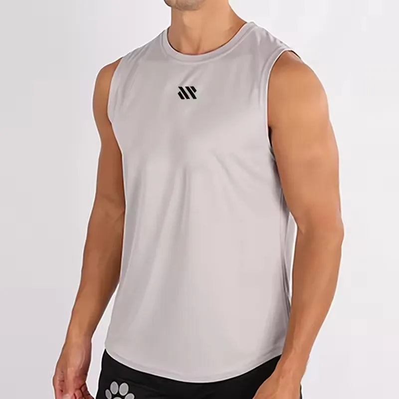 Men's Mesh Gym Vest | Sleeveless Bodybuilding Tank Top - Dripshop