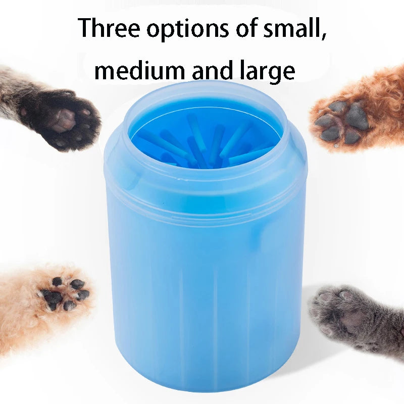 Dog Paw Cleaner Cup – Portable Soft Silicone Comb Foot Washer & Cleaning Brush - Dripshop