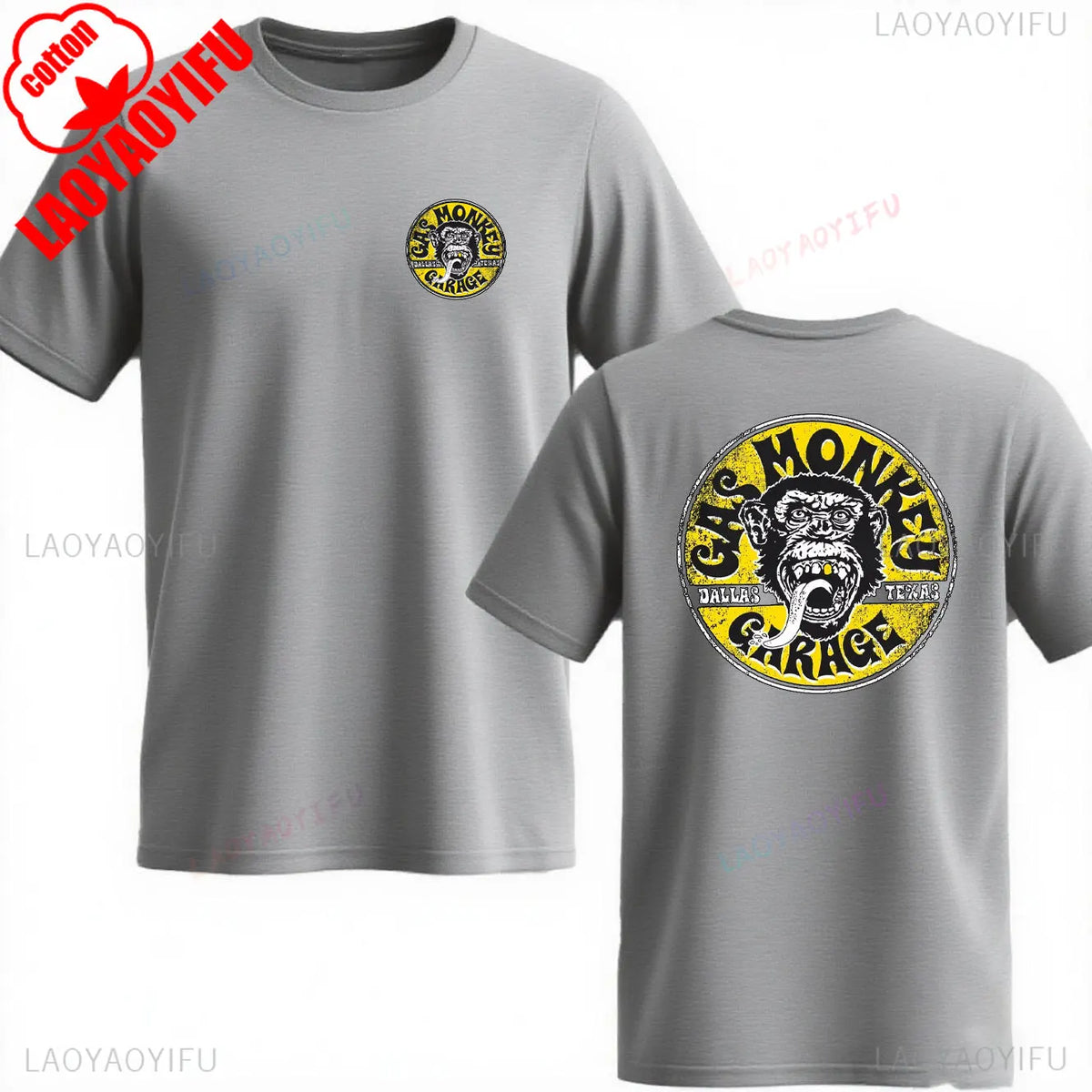 Gas Monkey Garage Print T-Shirt | Men's Vintage Streetwear