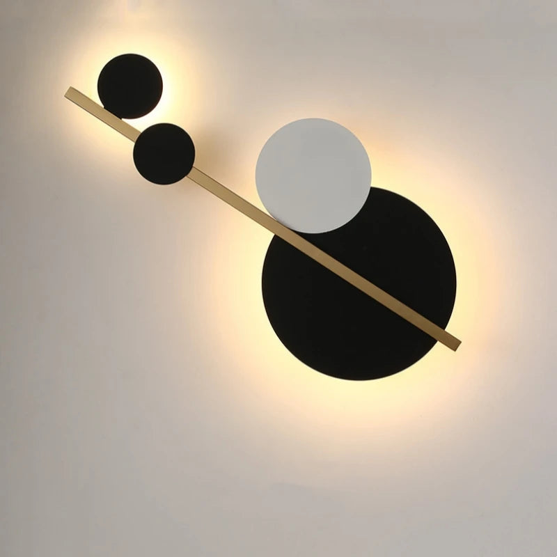 Modern Minimalist Bedroom Bedside Lamp Living Room Background Wall  Designer Personality  Light - Dripshop