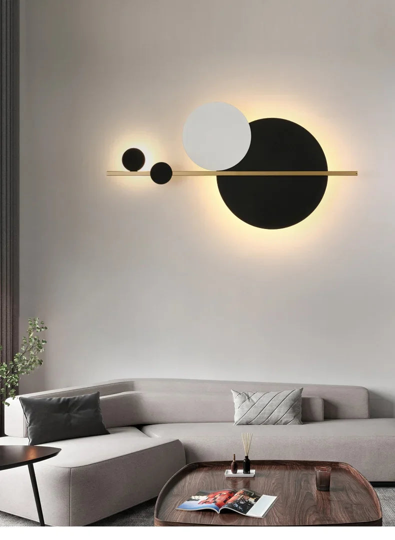 Modern Minimalist Bedroom Bedside Lamp Living Room Background Wall  Designer Personality  Light - Dripshop