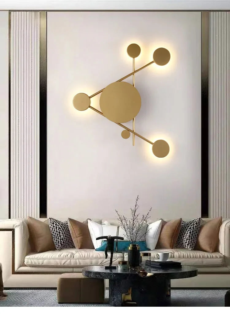 Modern Minimalist Bedroom Bedside Lamp Living Room Background Wall  Designer Personality  Light - Dripshop