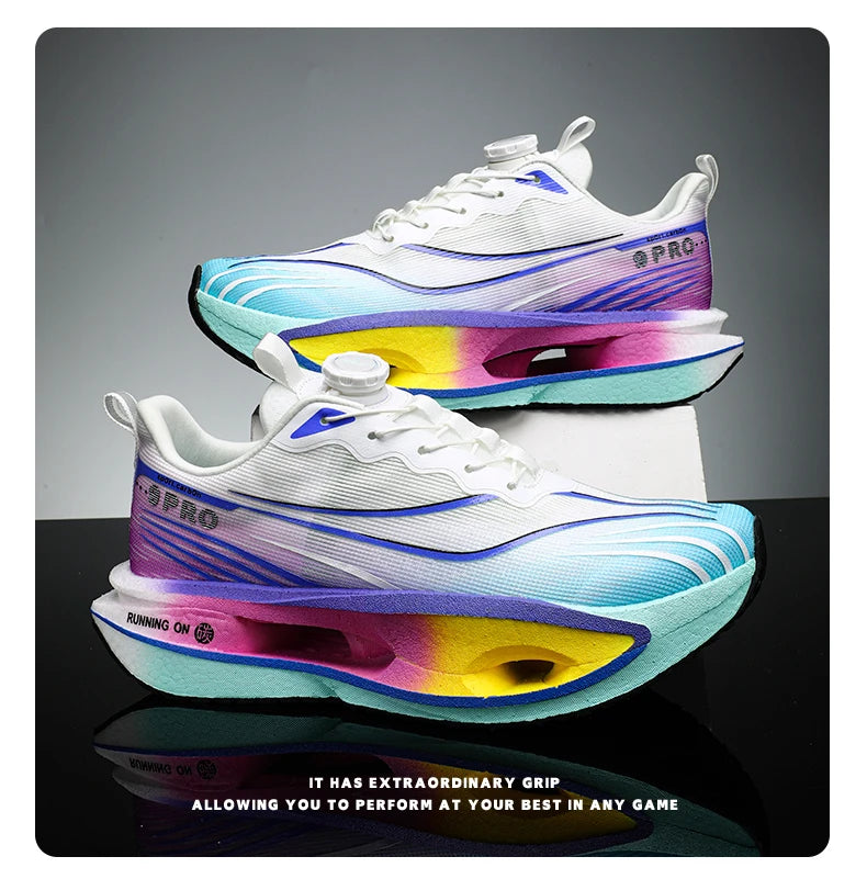 Carbon Board Marathon Running Shoes | Lightweight Breathable Sneakers for Men & Women - Dripshop