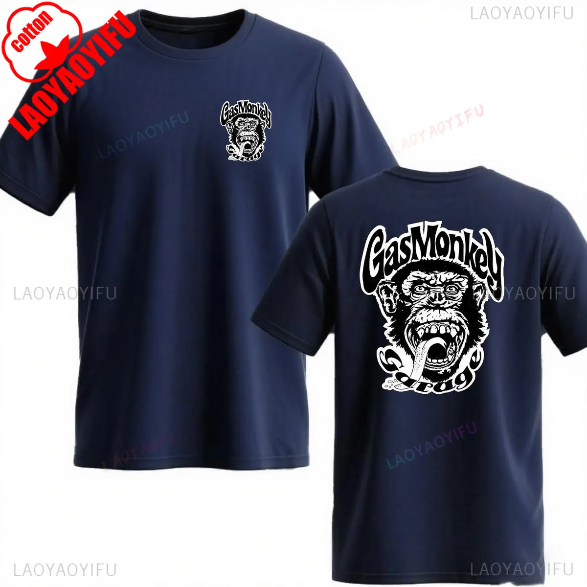 Gas Monkey Garage Print T-Shirt | Men's Vintage Streetwear