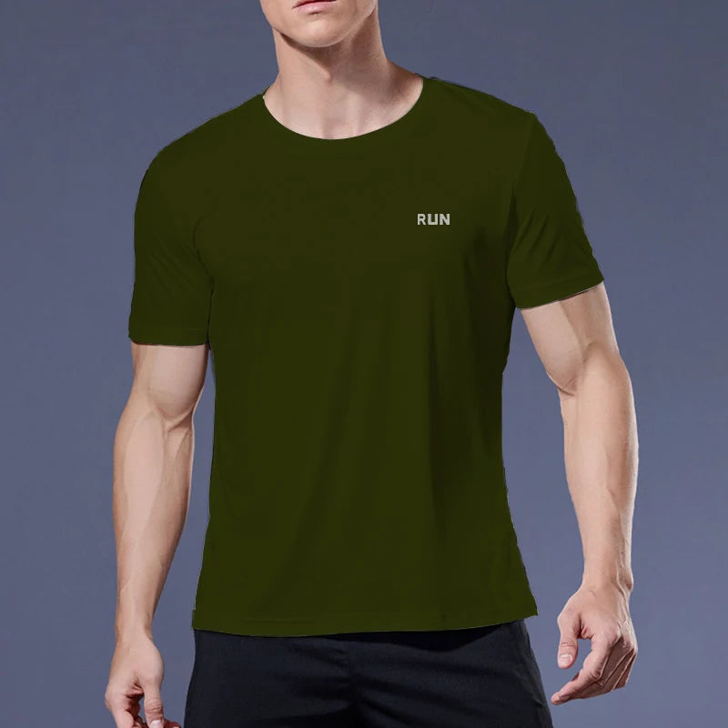 Men's Quick-Dry Running T-Shirt | Lightweight Gym Sport Top - Dripshop