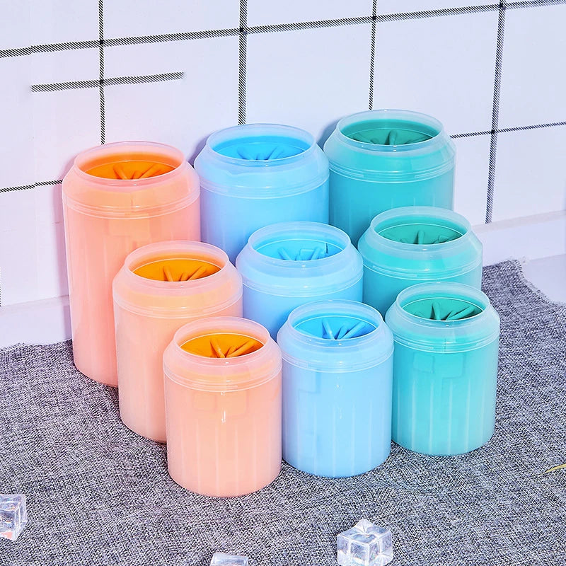 Dog Paw Cleaner Cup – Portable Soft Silicone Comb Foot Washer & Cleaning Brush - Dripshop
