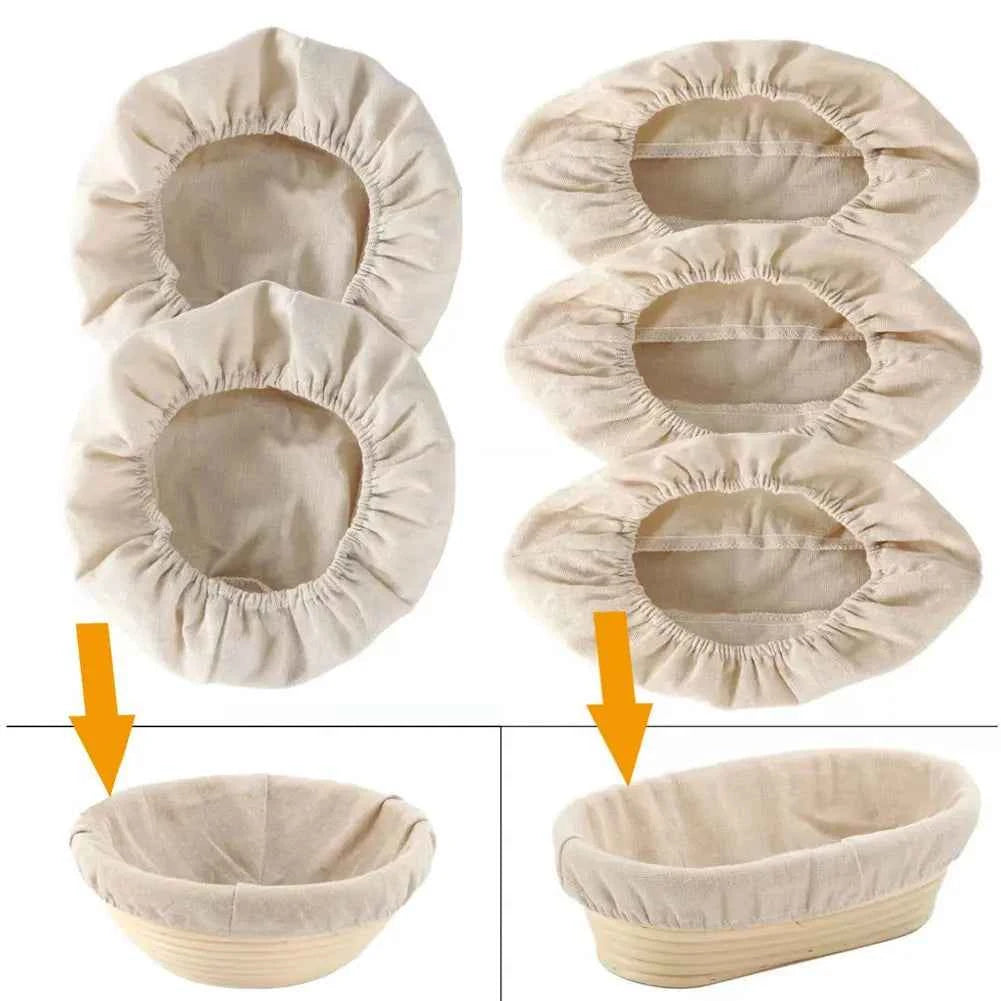 Sourdough Bread Basket Cloth Liner – Reusable Proofing & Fermentation Cover