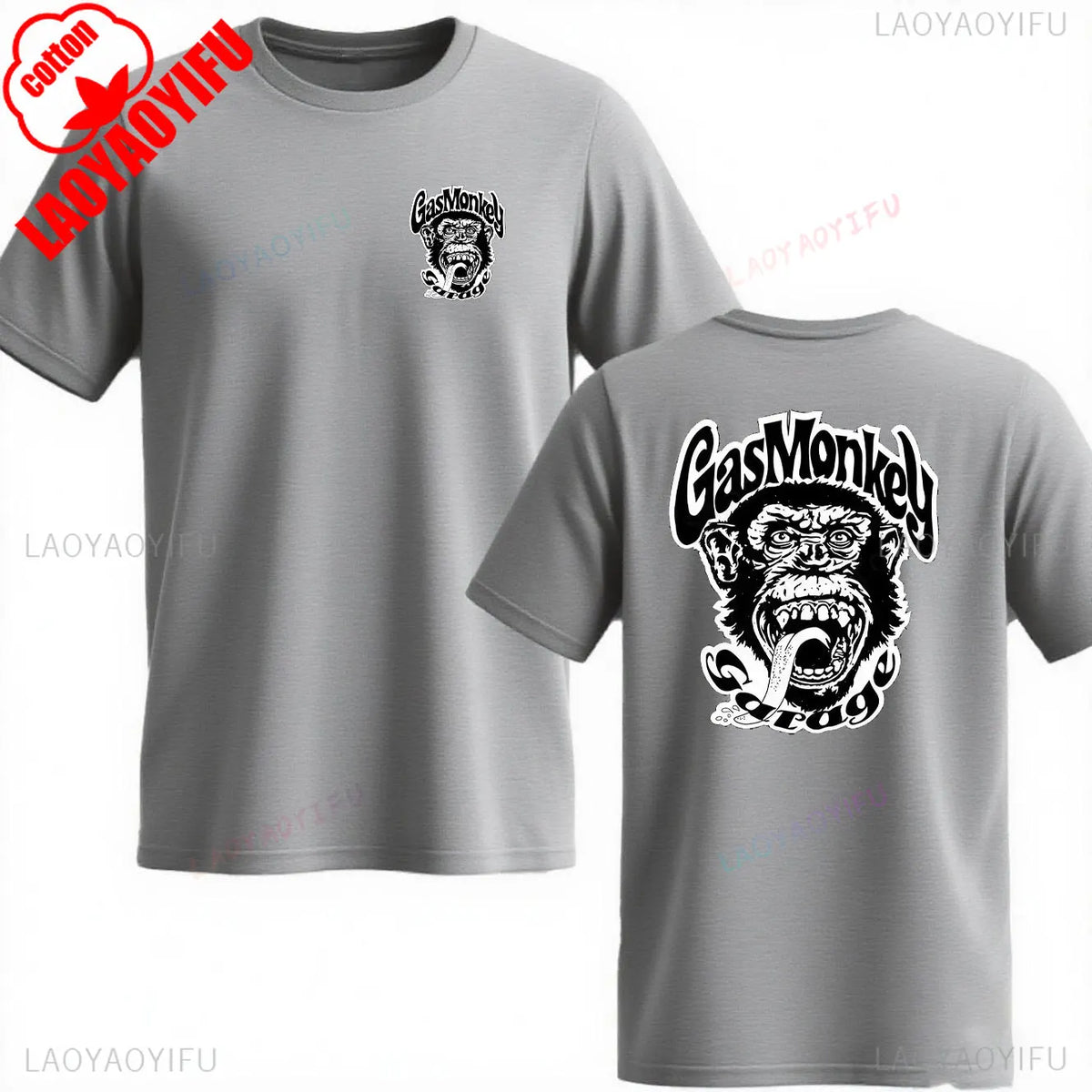 Gas Monkey Garage Print T-Shirt | Men's Vintage Streetwear