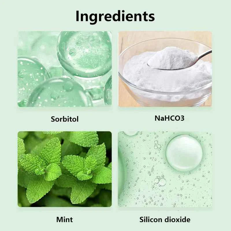Travel Mint Toothpaste Chewable Tablets – 5D All-Effect Tartar Removal & Fresh Breath