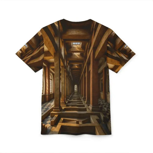 3D Optical Illusion Soccer Jersey | Tunnel Print Sports Tee - Dripshop