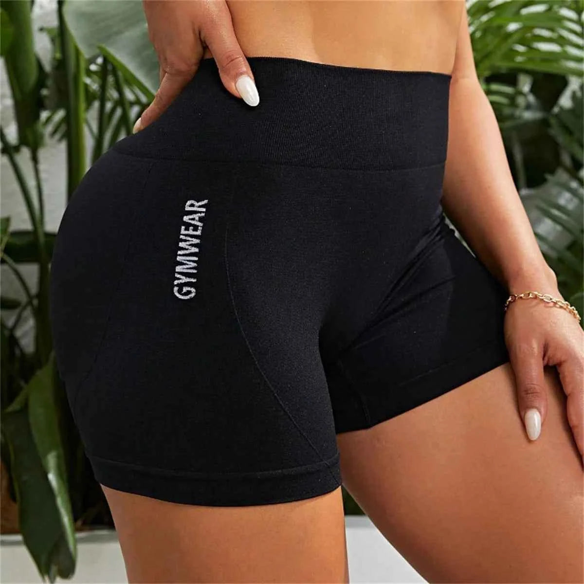 Women's High Waist Yoga Shorts | Seamless Butt Lift Athletic Tights