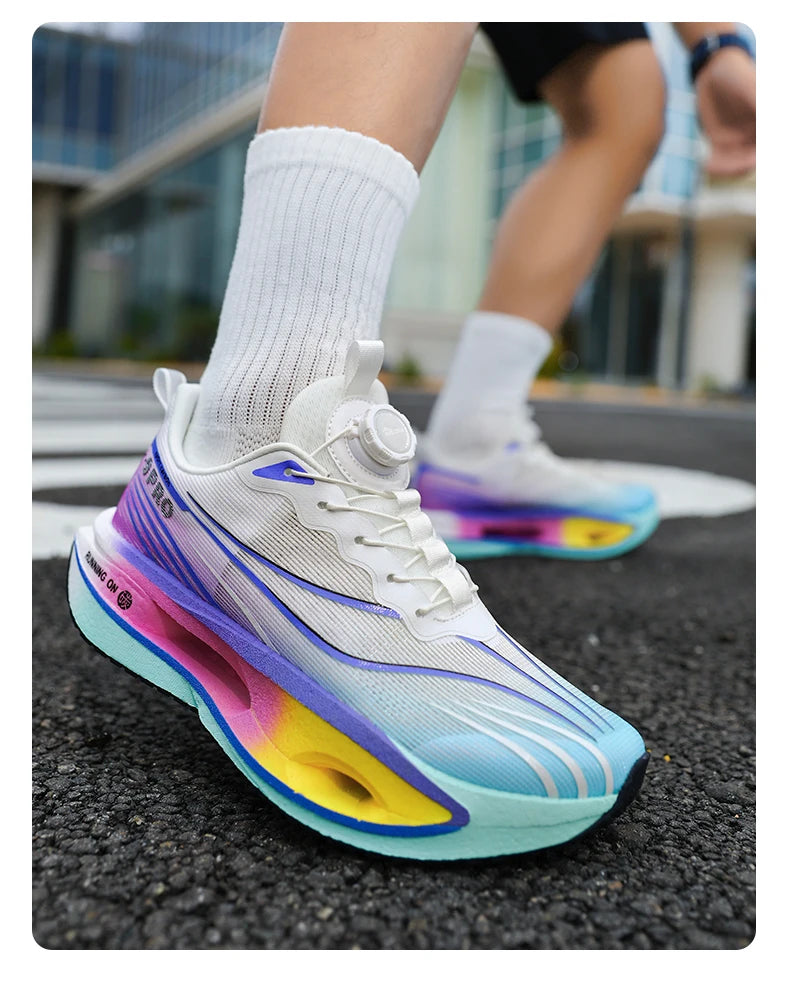 Carbon Board Marathon Running Shoes | Lightweight Breathable Sneakers for Men & Women - Dripshop