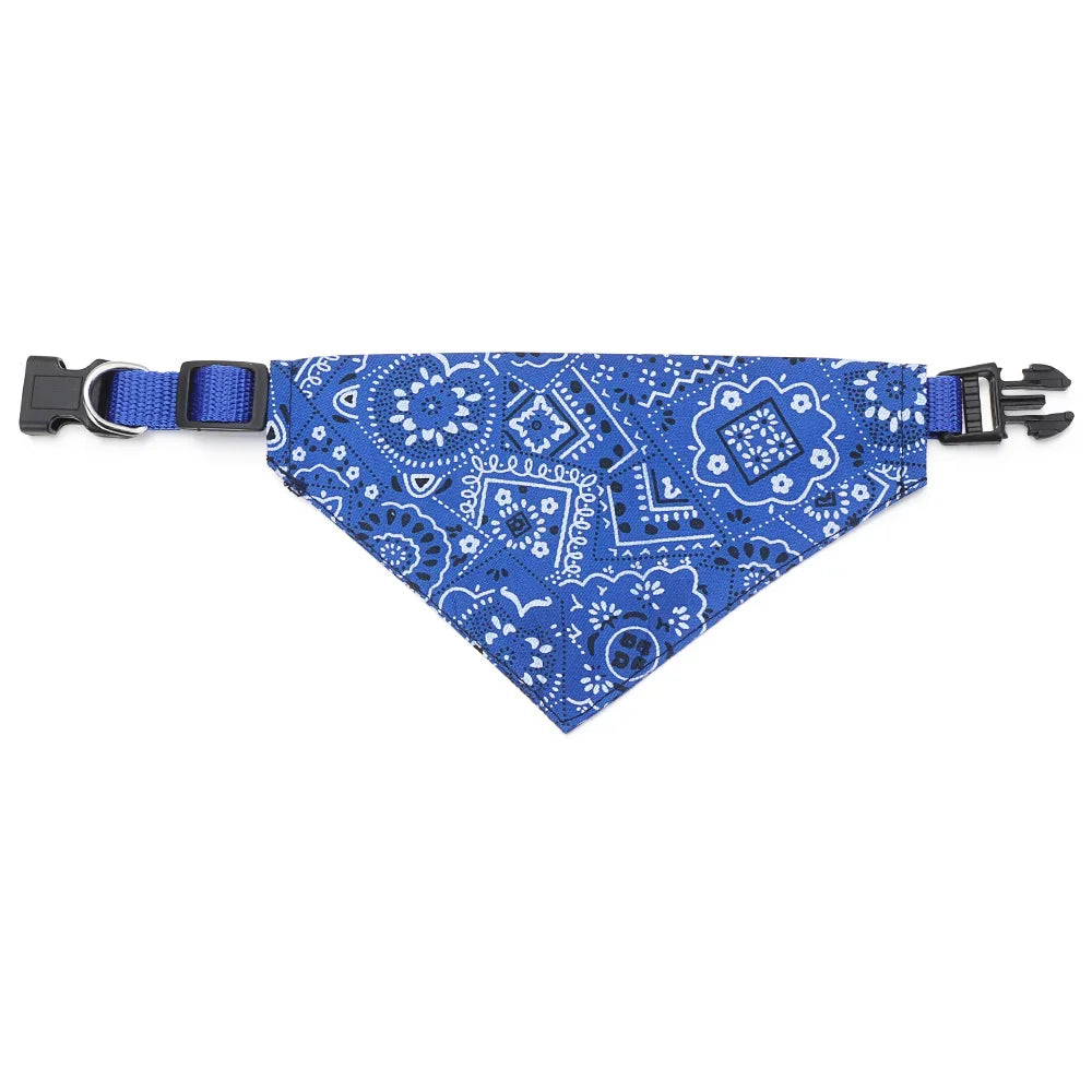 Adjustable Pet Bandana Scarf – Birthday Party Dress-Up Collar for Cats & Dogs (Small to Large) - Dripshop