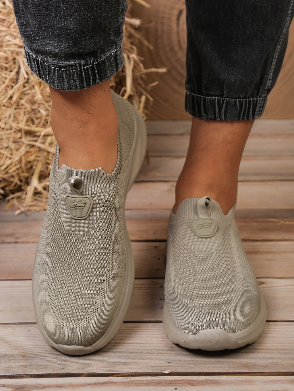 Men's Lightweight EVA Casual Shoes – Solid Colour Comfortable Non-Tiring Everyday Footwear - Dripshop