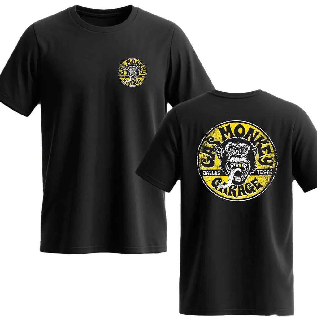 Gas Monkey Garage Print T-Shirt | Men's Vintage Streetwear