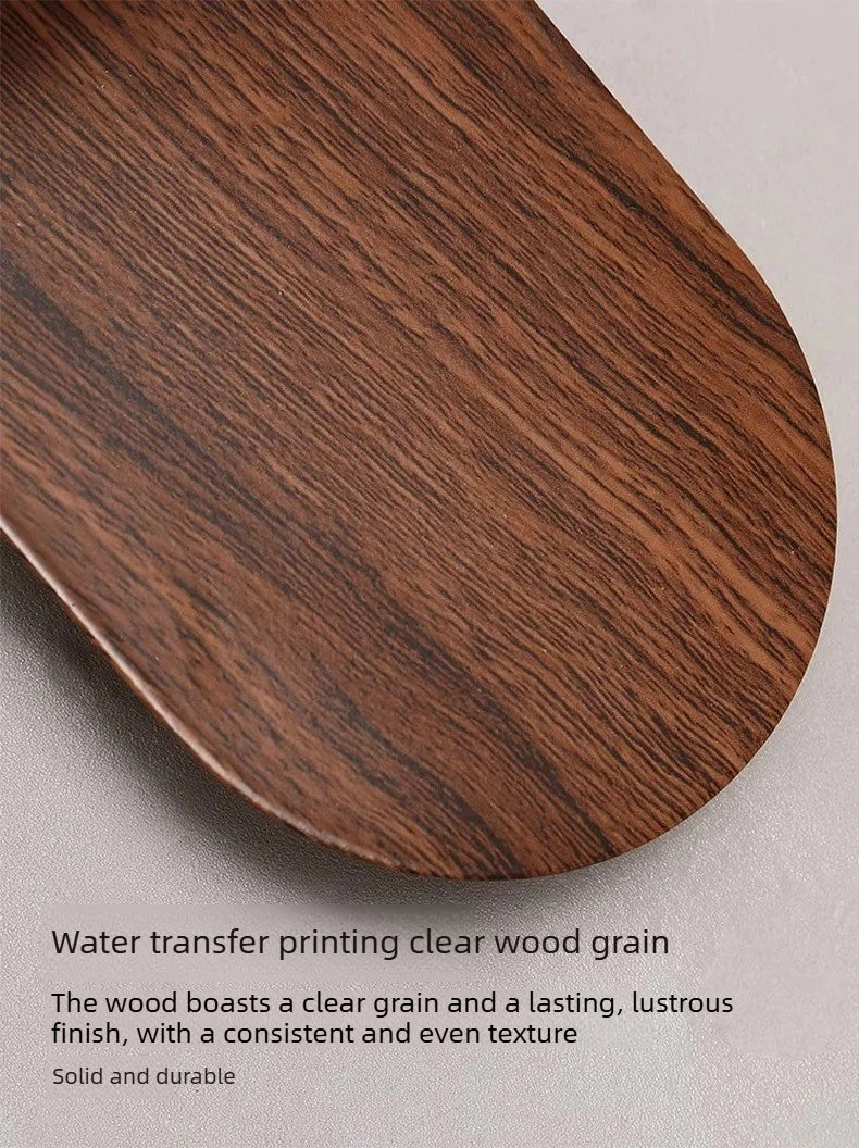 Nordic Minimalist Wood Grain LED Wall Lamp | Touch Switch | Bedroom & Hallway - Dripshop
